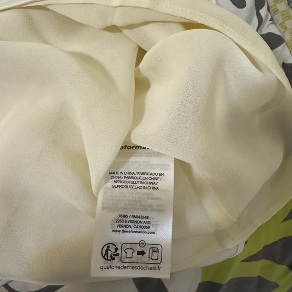 New Reformation Bella Maxi Skirt Fior Di Latte Cream - Picture 6 of 6